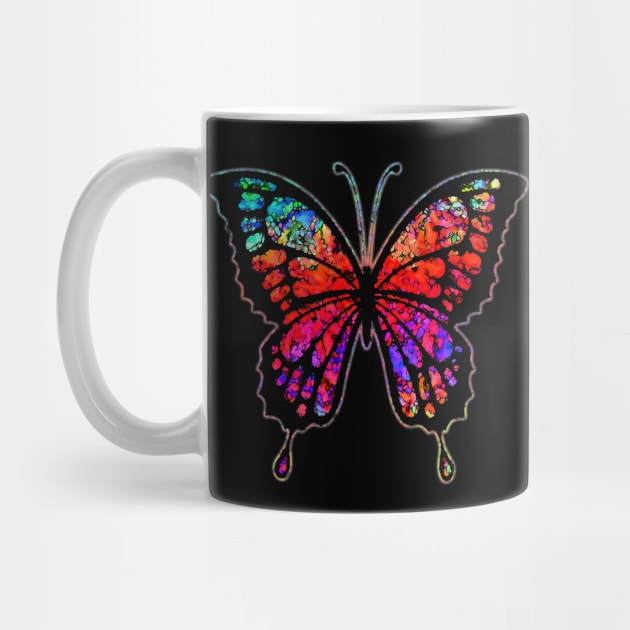 Psychedelic Butterfly by bronzarino